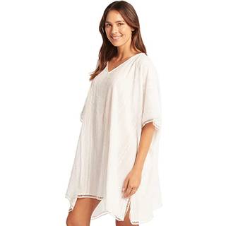 Sea Level Sea Level White Heatwave 100% Cotton Kaftan