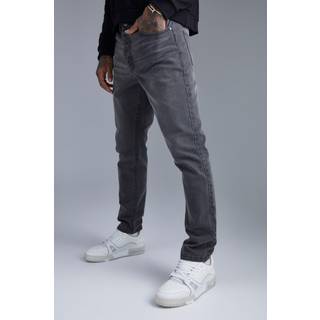 Mens Dark Grey Slim Fit Jeans