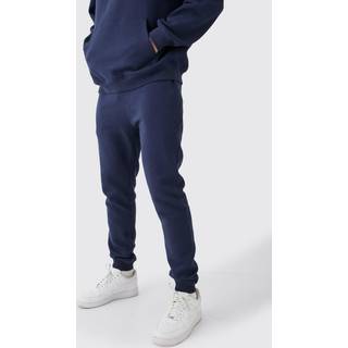 Mens Navy Basic Skinny Fit Jogger