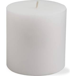 Tag Trade Associates Group Chapel 4x4 White Pillar Paraffin Wax Candle Unscented Drip-Free Long Burning 75 Hours For Home Decor Wedding Parties 4