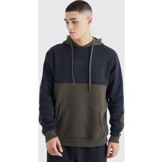 Mens Multi Regular Fit Colour Block Official Hoodie