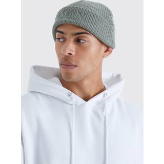Mens Sage Man Roman Micro Ribbed Beanie