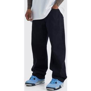 Mens True Black Baggy Rigid Jean