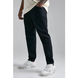 Mens True Black Plus Skinny Stretch Jeans