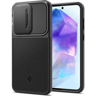 Samsung Galaxy A55 Spigen Optik Armor Cover - Sort