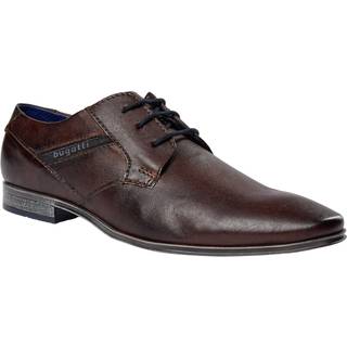bugatti Herren Derby braun Glattleder
