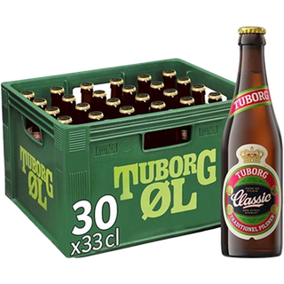 Tuborg Classic Pilsner 4,6% 30x33 cl.