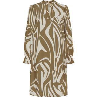 Marta Du Chateau dame kjole MdcPernille - Camello/Offwhite2732 - S/M