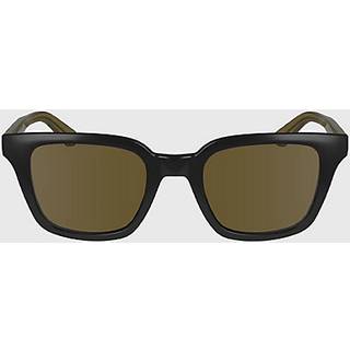 Calvin Klein Unisex CK24506S 001 Solbriller Bio-injekt Sort Khaki Firkantet Normal Normal