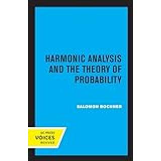 Harmonic Analysis and the Theory of Probability
