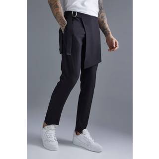 Mens Black Skirt Tailored Trouser