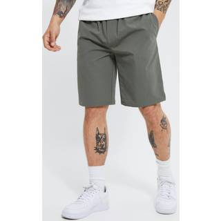 Mens Charcoal Elasticated Relaxed Stretch Short