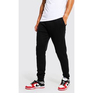 Mens Black Tall Basic Slim Fit Joggers