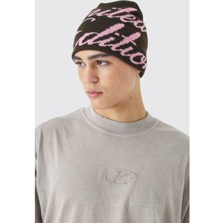 Mens Chocolate Limited Edition Graphic Beanie