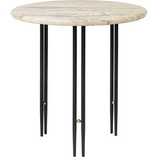 GUBI IOI Sidebord Ø50 Sort/Beige