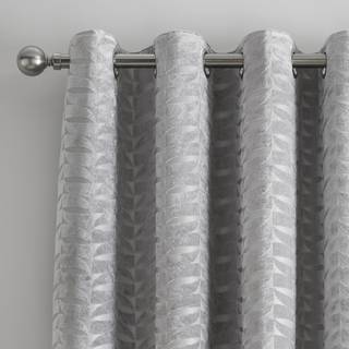 Curtina Curtina Kendal Velvet Geo-foret Gardiner til gardinstang