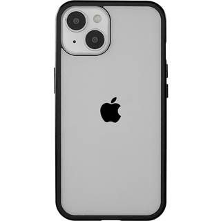 iPhone 14 Cover m. Magnetisk Metal Kant Glas- Forside & Bagside - Sort
