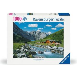 Ravensburger Austrian Mountains 1000 Piece Jigsaw Puzzle For Voksne | Unikke stykker | Anti-bl?ndingsoverflade | FSC-certificeret milj?venlig | A