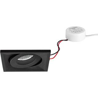 BRUMBERG Downlight BB36, dæmpbar, Sort, Stue/spisestue, Aluminium,