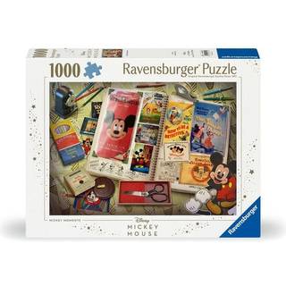 Ravensburger 1950 Mickey Moment 1000 Piece Jigsaw Puzzle | Unik og engagerende puslespil | Softclick -teknologi ideel gave til puslespilentusiast
