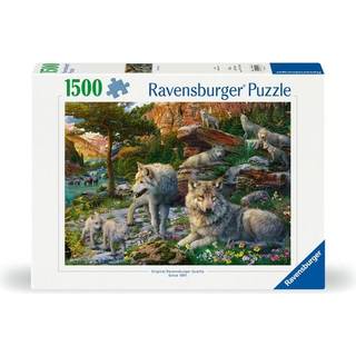 Ravensburger Wolf Wilderness Jigsaw Puzzle - 1500 Piece | Unik softclick -teknologi | Levende bl?ndingsfri og holdbar | Ideel til voksne og b?rn