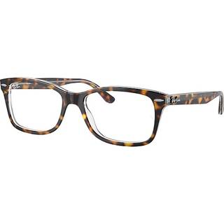 Ray-Ban RX5428F Asian Fit 5082 53 Briller Mænd Tortoiseshell - Tortoise On Transparent - 53mm