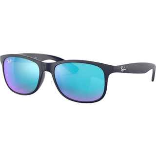 Ray - Ban Mand RB4202 ANDY 615355 Solbriller Injiceret Blå Blå Firkantet Spejlet - Blå