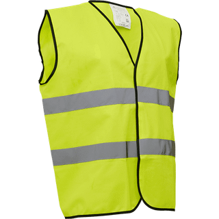 Hi-vis sikkerhedsvest 132201R gul Str. L