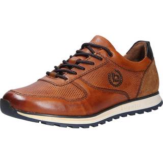 bugatti Herren Sneaker braun, cognac Glattleder