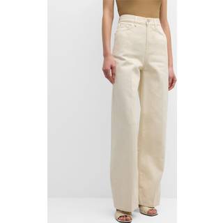 Toteme High-rise wide-leg jeans - white - 26