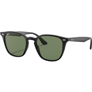 Ray - Ban Unisex RB4258 601/71 Solbriller Injiceret Sort Grøn Firkantet Normal