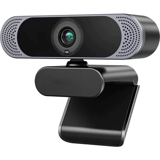 Webcam 4K30fps 8MP med autofokus, dobbelt mikrofon og stativ