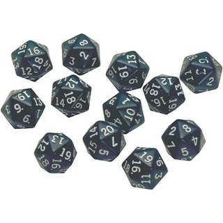 L?ringsfordel Polyhedra terninger - 20 sider - S?t med 12 - Hands -on Math Manipulative - L?r tidlig talf?rdighed - Matematikspil til b?rn
