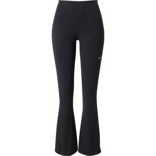 stramme Nike Sportswear Chill Knit-leggings med vidde og lille ribkant - sort - XS (EU 32-34)