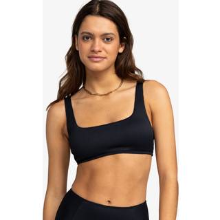 Roxy Women's Rib Love the Glassy Bikinitop Damer størrelse S farve sort