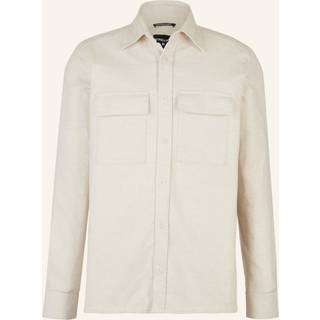 Strellson Herren Overshirt beige meliert