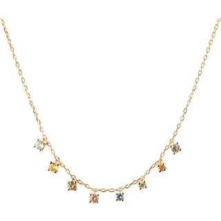 PDPAOLA Rainbow Salsa Halskæde 18 kt. Forgyldt Sølv CO01-839-U - Dame - 925 Sterling Silver