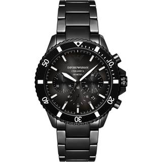 Emporio Armani AR70010 World Explorer Grå/Keramik Ø42 mm