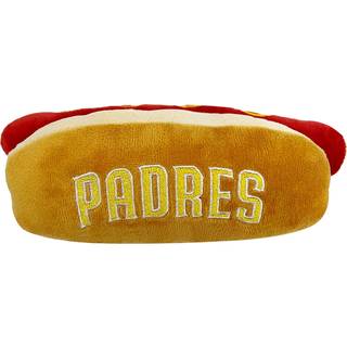 MLB San Diego Padres Plys Hundelegetj - Stadion Tema Snacks - Sdeste Plys HOT-Dog Legetj til Hunde og Katte med Indre Squeaker & Premium Brode