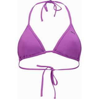 Women&#39;s Puma Swim&#39;s Triangle Bikini Top, Purple, Size L, Clothing - Purple - L