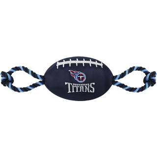 Pets First NFL Tennessee Titans Football Hundeleget?j H?rd kvalitet nylonmaterialer St?rke tr?ktove Indvendige Squeaker NFL Hold Farve