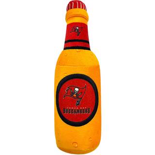 NFL Tampa Bay Buccaneers Beer Bottle Plys Hund & CAT Squeak Toy - Sdeste Stadium SODA Bottle Snack Plys Legetj til hunde og katte med indre squ