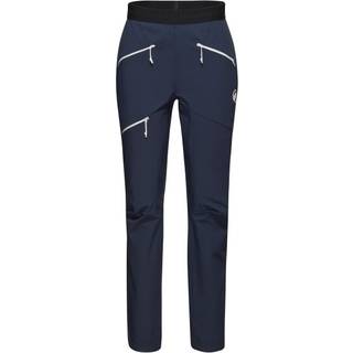 Mammut Women's Eiger Nordwand Light Softshell Pants Turbukser Damer størrelse 40 - Regular farve blå