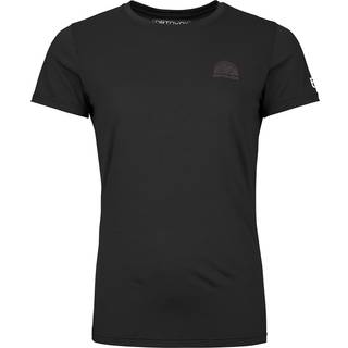 Ortovox Women's 120 Cool Tec MTN Stripe T-Shirt Black Raven, S