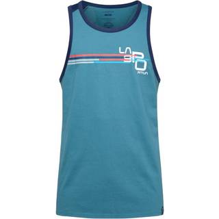 La Sportiva Men's Stripe Cube Tank Hurricane/deep Sea, L