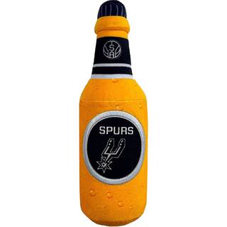 Pets First NBA San Antonio Spurs Beer Bottle Plys Hund & CAT Squeak Toy - Sdeste Stadium SODA Bottle Snack Plys Legetj til Hunde & Katte med in