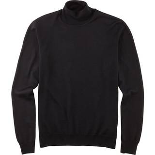 OLYMP Herren Rollkragenpullover schwarz unifarben
