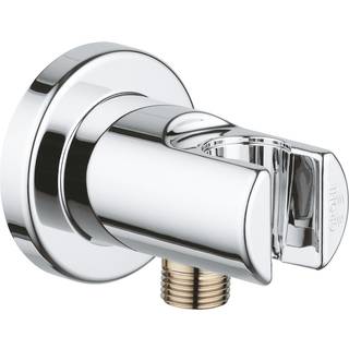 Grohe Relexa tilslutningsbøjning til væg med holder, krom