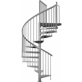 DOLLE Toronto spindeltrappe med repos, Ø125 cm - 11 trin