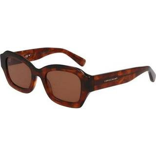 LONGCHAMP Kvinde LO749S 237 Solbriller Acetat Brun Cat Eye Normal Normal